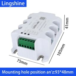 Single Phase 25A 220V AC Voltage Regulator Module,SSR SCR 4-20mA,0-10V Potentiometer Control