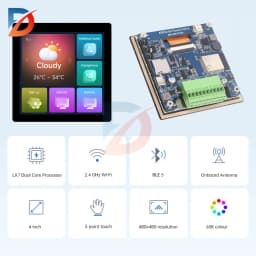 ESP32 S3 4-inch LCD Development Board Capacitive Touch Display 480x480 ESP32-S3-Touch-LCD-4 Support WiFi and Bluetooth
