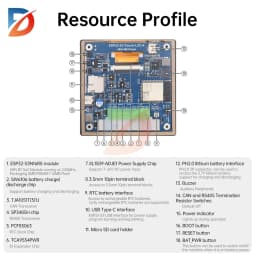 ESP32 S3 4-inch LCD Development Board Capacitive Touch Display 480x480 ESP32-S3-Touch-LCD-4 Support WiFi and Bluetooth