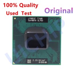 Original Core 2 Duo T7600 CPU 4M Socket 479 Cache/2.33GHz/667 Dual-Core Laptop processor support 945