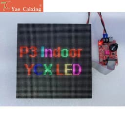 DIY Indoor P3 RGB Module 192*192mm Pixel 64*64 HUB75 Compatible with Raspberry Pi SMD Dot Matrix Screen