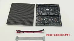 DIY Indoor P3 RGB Module 192*192mm Pixel 64*64 HUB75 Compatible with Raspberry Pi SMD Dot Matrix Screen