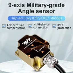 WitMotion HWT9073 AHRS IMU 3-Axis Accelerometer+Crystal Gyroscope+Magetometer, 0.001deg Accuracy with Advanced Fusion Algorithm