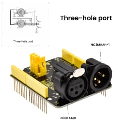 Keyestudio DMX (RDM)Shield for Arduino UNO / Control Speakers&Light &Smoke Machine