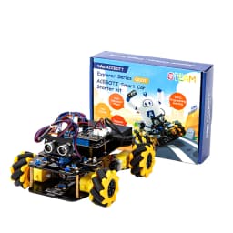 ACEBOTT ESP32 IoT WiFi Wheel Programmable Obstacle Avoidance Tracking Scratch Coding Starter Smart Robot Car Kit for Arduino