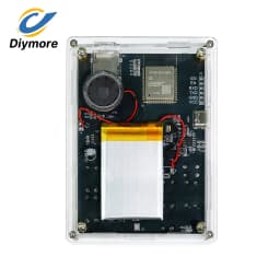 Handheld DIY Kit Game Console with Xiaozhi AI Voice Dialogue Built in 25 Classic Games Weather Clock Music Spectrum Electronic
