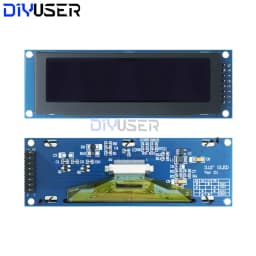 3.12 inch OLED Display Module SSD1322 256x64 for STM32 Raspberry Pi, SPI I2C Interface with Pre-soldered Pin Header