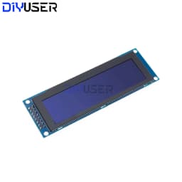 3.12 inch OLED Display Module SSD1322 256x64 for STM32 Raspberry Pi, SPI I2C Interface with Pre-soldered Pin Header
