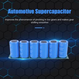 Automotive Capacitor 16V 83F Ultracapacitor with Protection Board Voltage Regulator Rectifier Battery Accessories