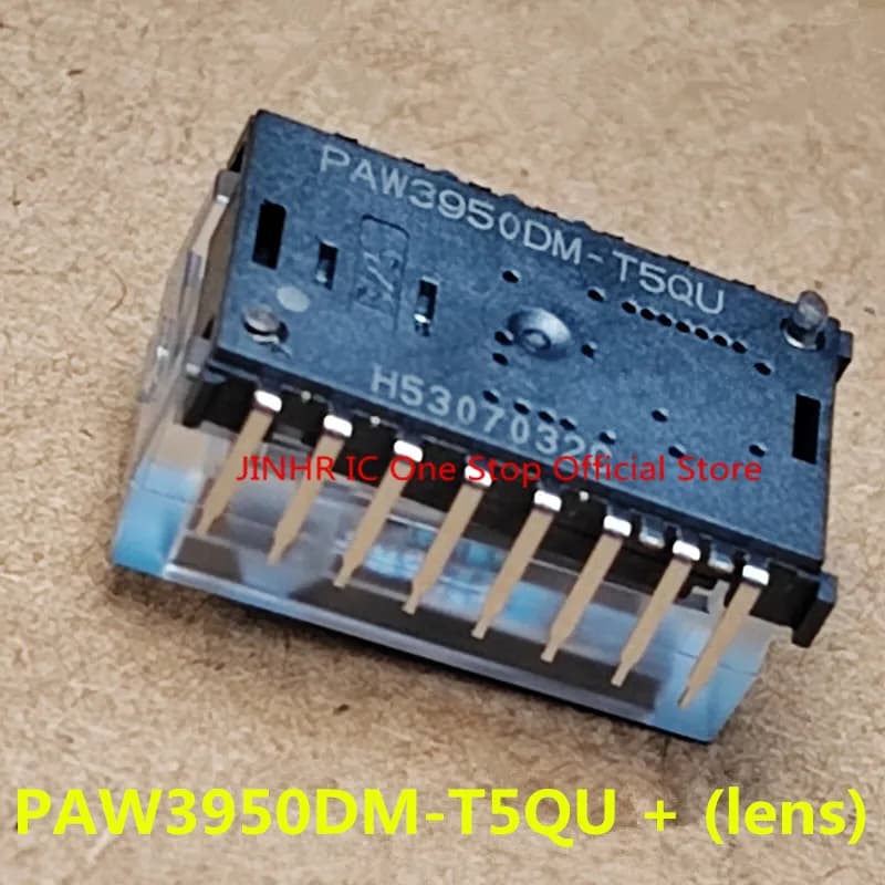 New, 1PCS PAW3950 PAW3950DM-T5QU, with lens, optical sensor