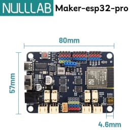 Maker-ESP32-pro 2.4GHz WiFi & Bluetooth ESP32-WROOM-32E 6-16V 3A High-Current USB-C Motor Driver (4 Encoder or 4 DC/4 Servo)