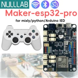 Maker-ESP32-pro 2.4GHz WiFi & Bluetooth ESP32-WROOM-32E 6-16V 3A High-Current USB-C Motor Driver (4 Encoder or 4 DC/4 Servo)