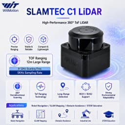 SLAMTEC RPLIDAR C1/ D6 DTOF LiDAR Sensor TOF 12m Ranging 360° Scanning Module for Robot Mapping Navigation Obstacle Avoidance