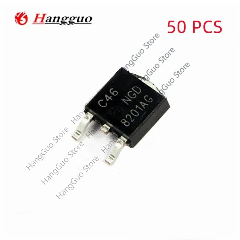 50PCS/Lot NGD8201AG NGD8201 8201AG TO252 automotive ignition coil transistor For BMW Hyundai ME7 ME17 Big Turtle car
