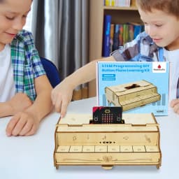 Keyestudio ESP32 Piano Learning Kit DIY Button STEM Programming Toys For Arduino DIY Starter Kit ForMicrobit V2 Kit Teenager Toy