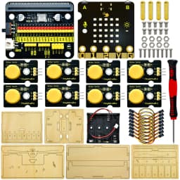Keyestudio ESP32 Piano Learning Kit DIY Button STEM Programming Toys For Arduino DIY Starter Kit ForMicrobit V2 Kit Teenager Toy