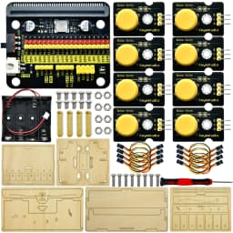 Keyestudio ESP32 Piano Learning Kit DIY Button STEM Programming Toys For Arduino DIY Starter Kit ForMicrobit V2 Kit Teenager Toy