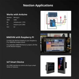 NEXTION Basic LCD Display Generic 2.4" 2.8" 3.2" 3.5" HMI TFT Intelligent 5V LCD Resistive Touch Display Free Debug Screen