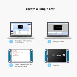 NEXTION Basic LCD Display Generic 2.4" 2.8" 3.2" 3.5" HMI TFT Intelligent 5V LCD Resistive Touch Display Free Debug Screen