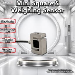Miniature S-Type Load Cell Sensor 30kg 100kg 200kg, Tension and Compression Bi-directional Force Transducer, Professional Grade