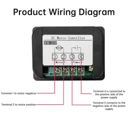PWM Wireless Remote Control Intelligent DC Brush Motor Speed Controller Support voltage and current monitoring DC6V-55V 20A