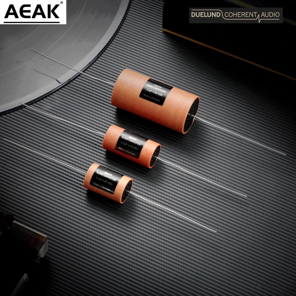Original Danish DUELUND COHERENT AUDIO CAST PP 0.01UF~4.7UF630V axial polypropylene capacitor JDM-PP audio MKP Capacitor 1pcs