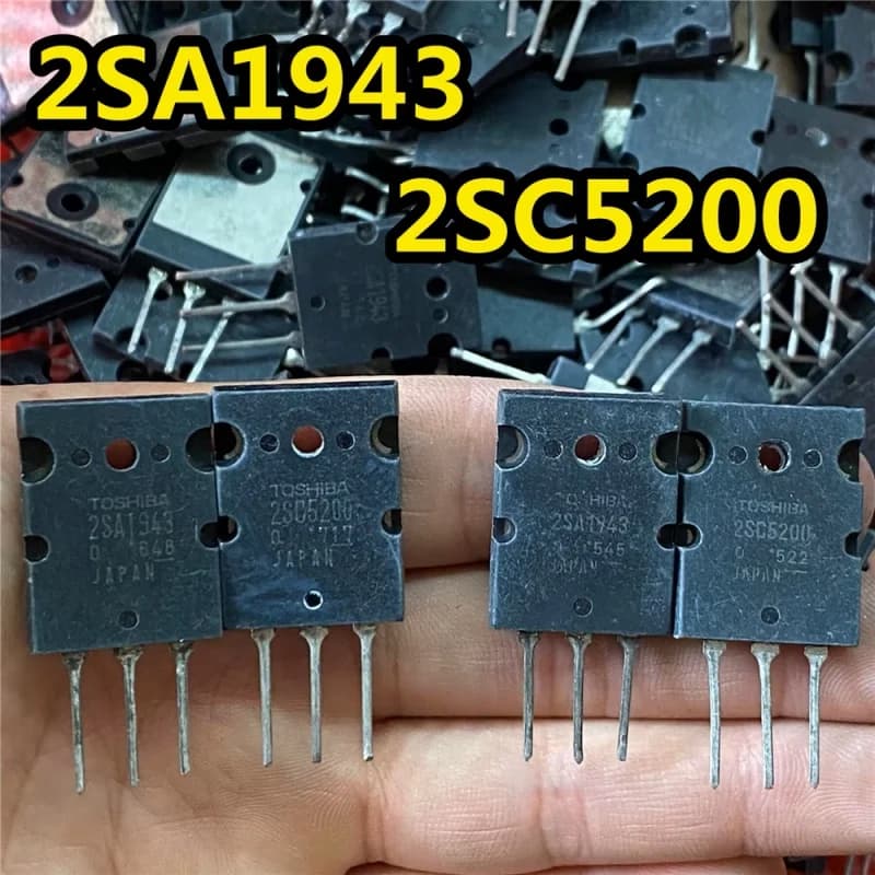 10pairs Original disassembly A1943 C5200 2SA1943 2SC5200