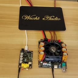 ZK-6002 DC18-50V Pure Power Amplifier Board 2.0 600W+600W Stereo Audio Amplifier Module TPA3255 Amplifier Chip
