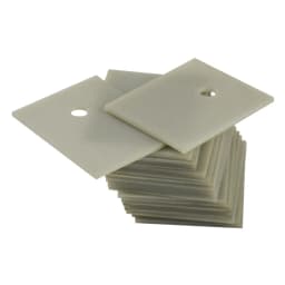 30pcs/lot AIN tablets Aluminum Nitride Ceramic sheet thermal insulation ceramic sheet TO-220/247/264/3P free shipping
