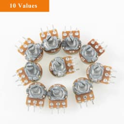 200pcs WH148 Potentiometer Kit Single-Joint Potentiometers With Rotary Knob b1k 2k 5k 10k 20k 50k 100k 250k 500k 1m