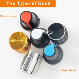 200pcs WH148 Potentiometer Kit Single-Joint Potentiometers With Rotary Knob b1k 2k 5k 10k 20k 50k 100k 250k 500k 1m