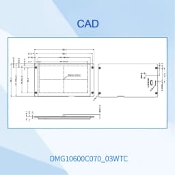 DWIN 7.0 Inch Display 1024*600 HMI Smart Module IPS-TFT-LCD Module Capacitive Touch Panel Wide Viewing Angle DMG10600C070_03W