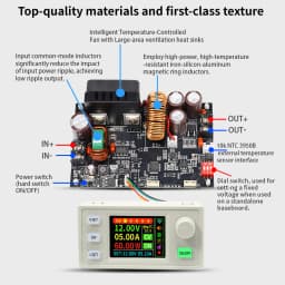 XY6020LS CNC Step-Down DC Adjustable Stabilized Voltage Power Supply 0-60V 20A 1200W Constant Voltage Constant Current Module