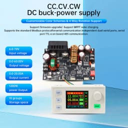 XY6020LS CNC Step-Down DC Adjustable Stabilized Voltage Power Supply 0-60V 20A 1200W Constant Voltage Constant Current Module