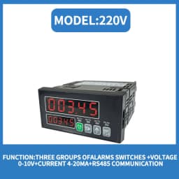 Weighing Sensor Indicator Transducer Display Unit Double 5-Digit Segment High Speed Acquisition Instrument for Load Cell