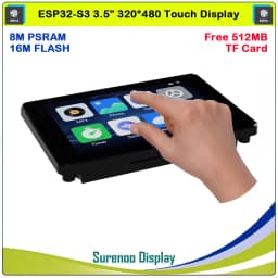 Guition HMI W5 ESP32-S3-N16R8 3.5 Inch 320x480 IPS LCD Display Module Touch Screen WiFi Bluetooth PSRAM Flash JC3248W535C_I_Y
