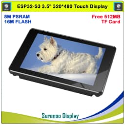 Guition HMI W5 ESP32-S3-N16R8 3.5 Inch 320x480 IPS LCD Display Module Touch Screen WiFi Bluetooth PSRAM Flash JC3248W535C_I_Y