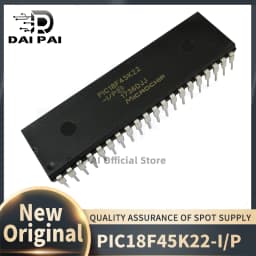 (5Pcs-10Pcs/Lot) 100% New original PIC18F45K22-I/P PIC18F45K22 DIP-40 Chipset