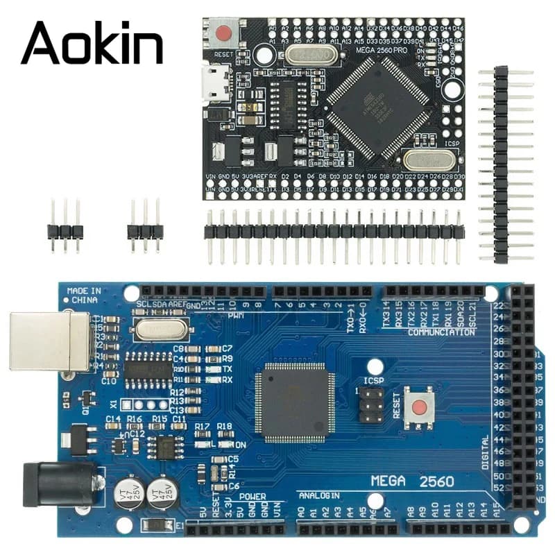 MEGA2560 MEGA 2560 R3 (ATmega2560-16AU CH340G) Pro mini MEGA2560 AVR USB board Development board MEGA2560 with Cable for arduino