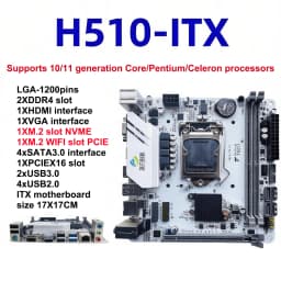 New desktop computer ITX mini motherboard with M.2 motherboard B75 B85 B250 B450 H310 H510 H610