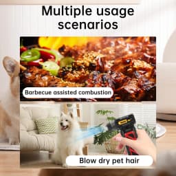 110000RPM Violent Blower Fan Electric Air Duster Adjustable wind speed Violent Blower Rechargeable with Light Car Cleaning