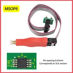 1PCS TSSOP8 MSOP8 Chip Download Burn Write Probe Spring Needle Flash Eeprom Chip Burner Cable Programmer