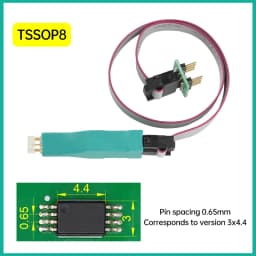 1PCS TSSOP8 MSOP8 Chip Download Burn Write Probe Spring Needle Flash Eeprom Chip Burner Cable Programmer
