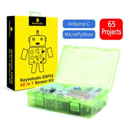 Keyestudio ESP32 42 in 1 Sensor Module Kit For ESP32 Diy Electronic Kit Support Arduino C And MicroPythoon (65 Projects)