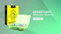 Keyestudio ESP32 42 in 1 Sensor Module Kit For ESP32 Diy Electronic Kit Support Arduino C And MicroPythoon (65 Projects)
