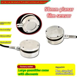 Compression/Tension Ø58mm 10kHz Response PM58 58mm Flat Load Cell Disc Force Sensor 0-2T 350Ω 1-2mV/V 4-Wire for Press/Weighing