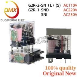 10Piece/LOT Original G2R-2-SN(S) G2R-1-SN(L) SNI 5A 10A AC110V AC220V 230VAC Intermediate relay 5pin/8pin