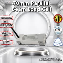 Mavin Micro Single Point Weighing Sensor 70mm Load Cell 0.3-10kg Aluminum Transducer for Kitchen & Jewelry Scales