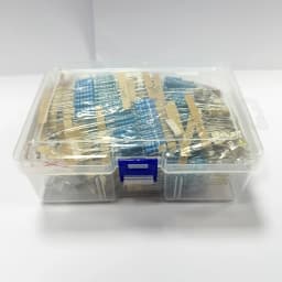 640Pcs 2W 1% 0.33R-1M 64ValuesX10Pcs Metal Film Resistor Kit Set
