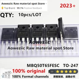 Aoweziic 2023+ 100% New Imported Original MBQ50T65FESC 50T65FESC MBQ50T65 TO-247 Inverter Of IGBT Pipe Welder